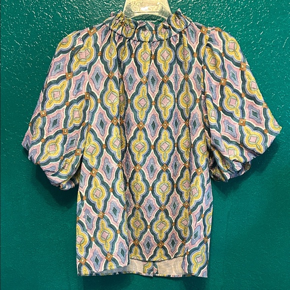 THML Tops - THML Geometric boutique Blouse